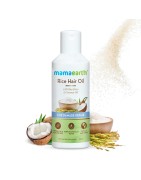 Mamaearth Rice Hair Oil With Rice Bran & Coconut Oil, 150ml For Damage Repair